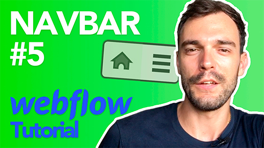 Thumbnail video Webflow tutorial Youtube